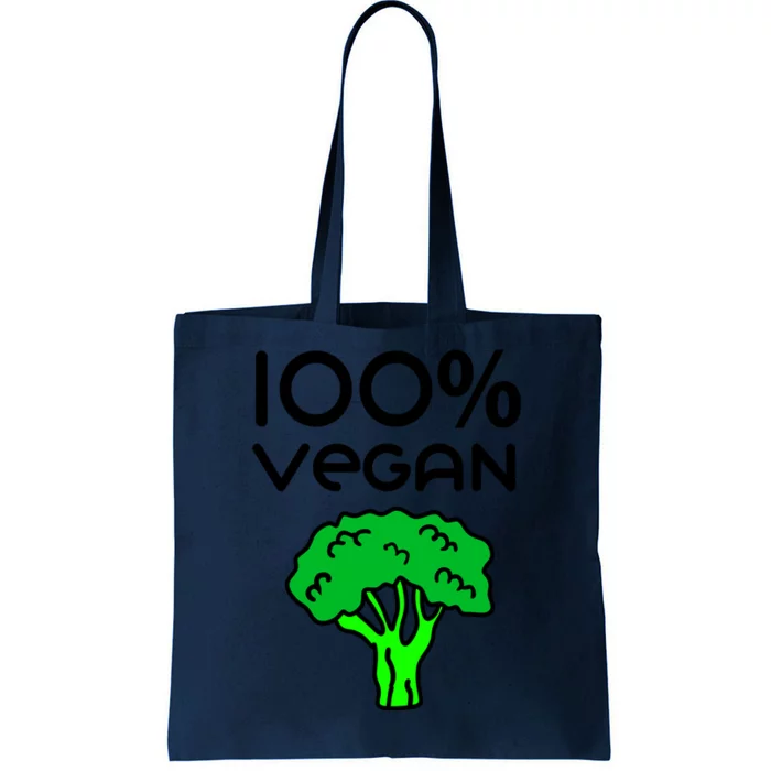 100 % Vegan Tote Bag