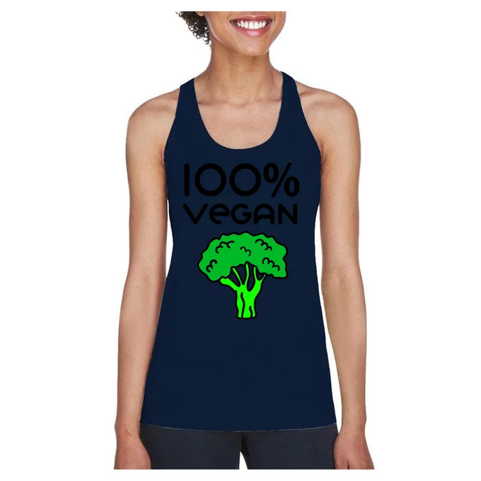 100 % Vegan Women's Racerback Tank