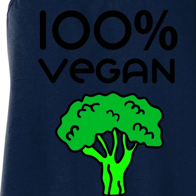 100 % Vegan Women's Racerback Tank