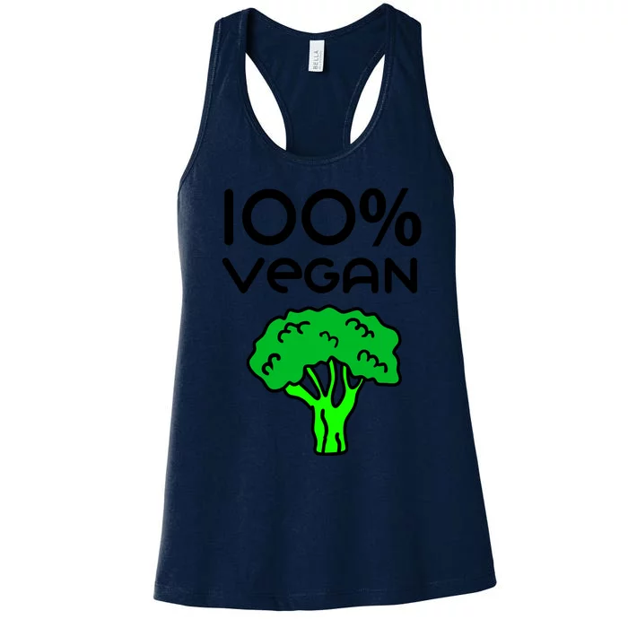 100 % Vegan Women's Racerback Tank