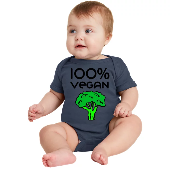 100 % Vegan Baby Bodysuit