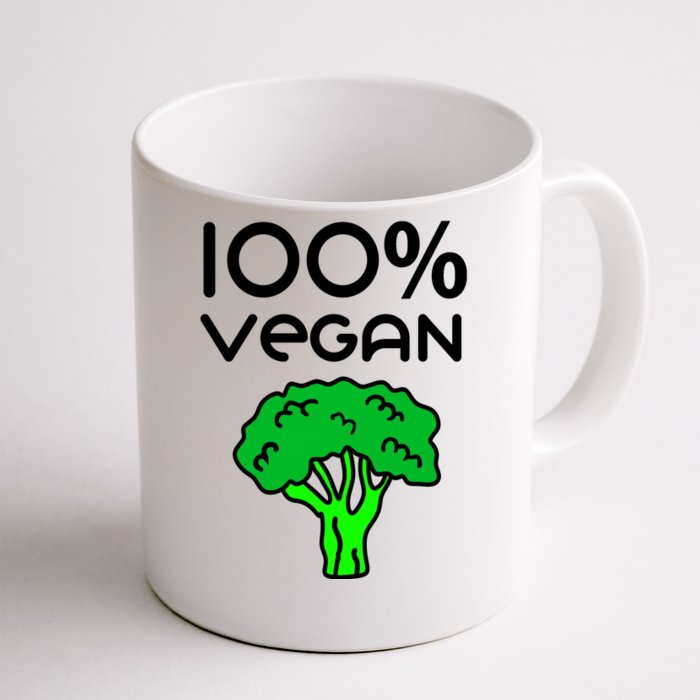 100 % Vegan Front & Back Coffee Mug