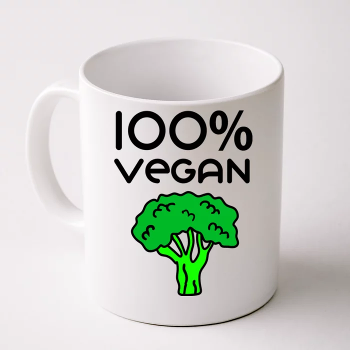 100 % Vegan Front & Back Coffee Mug