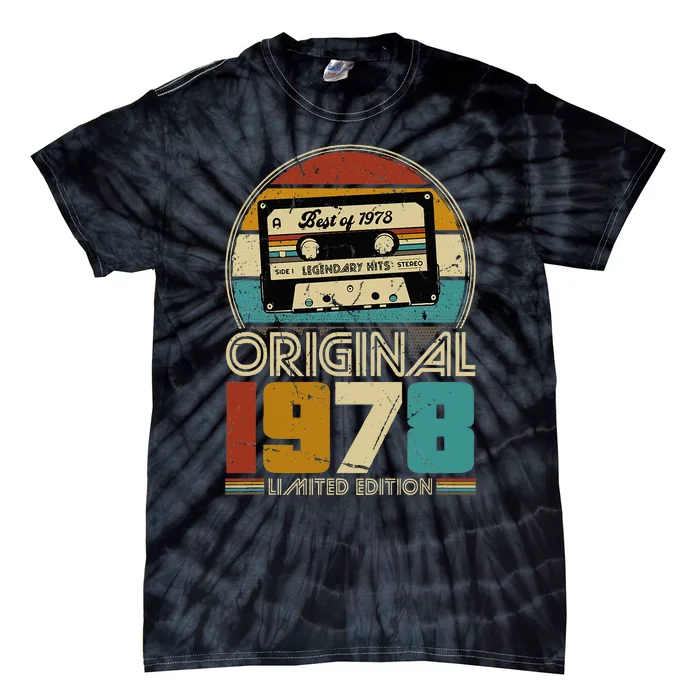 1978 Vintage Birthday Retro Limited Edition Men Woman Gift Tie-Dye T-Shirt