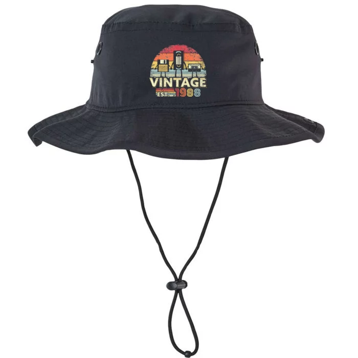 1988 Vintage Birthday Gift Funny Music Tech Humor Legacy Cool Fit Booney Bucket Hat