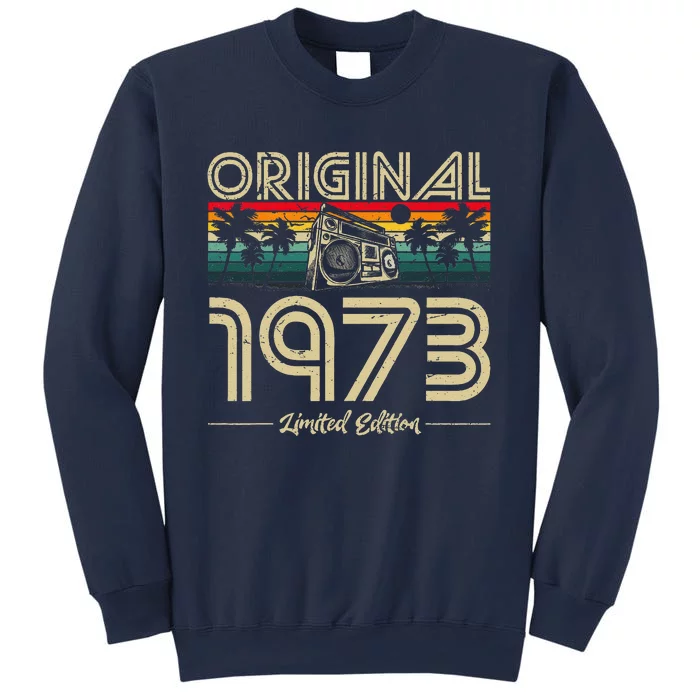 1973 Vintage Birthday Retro Gifts For Woman 70s 80s Sweatshirt