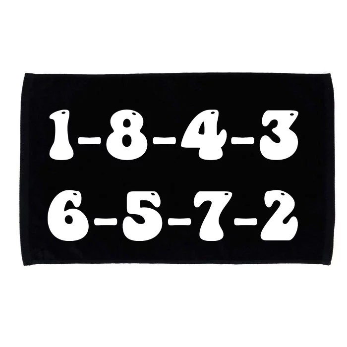 18436572 V8 Engine Firing Order Microfiber Hand Towel