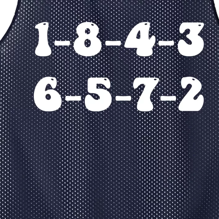 18436572 V8 Engine Firing Order Mesh Reversible Basketball Jersey Tank