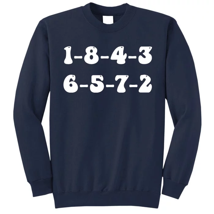 18436572 V8 Engine Firing Order Tall Sweatshirt