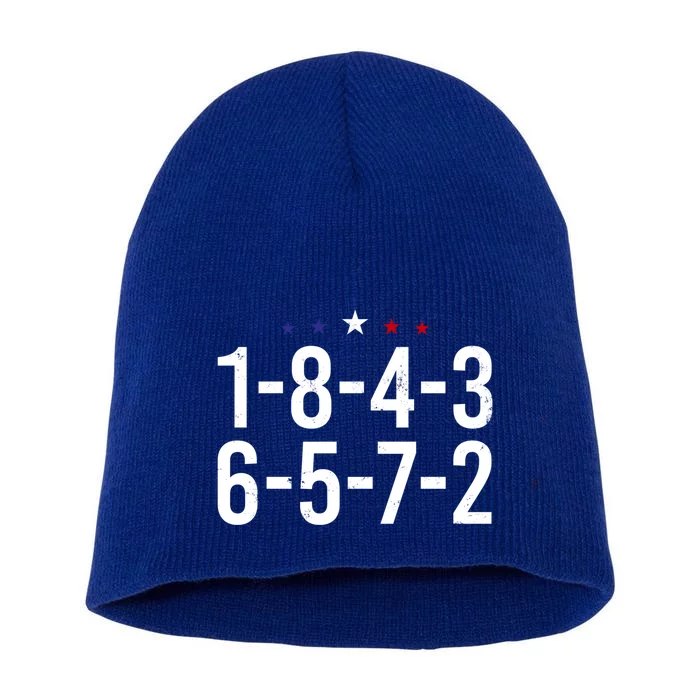 18436572 V8 Engine Funny Car Mechanic Gift Short Acrylic Beanie