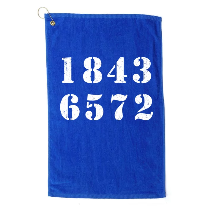 18436572 V8 Firing Order Gift Platinum Collection Golf Towel