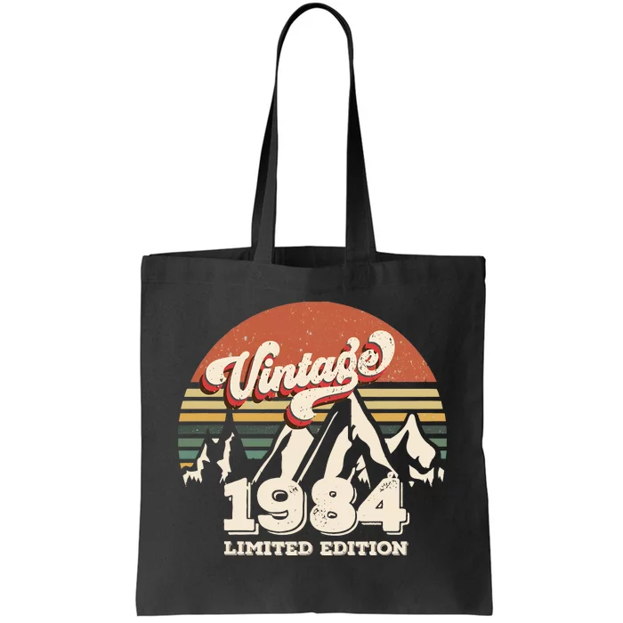 1984 Vintage Limited Edition 40th Birthday Tote Bag