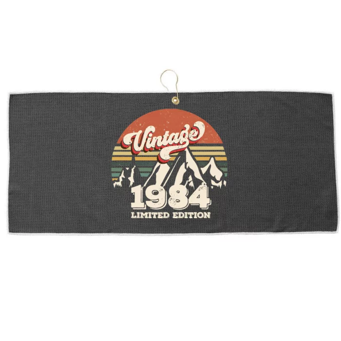 1984 Vintage Limited Edition 40th Birthday Large Microfiber Waffle Golf Towel