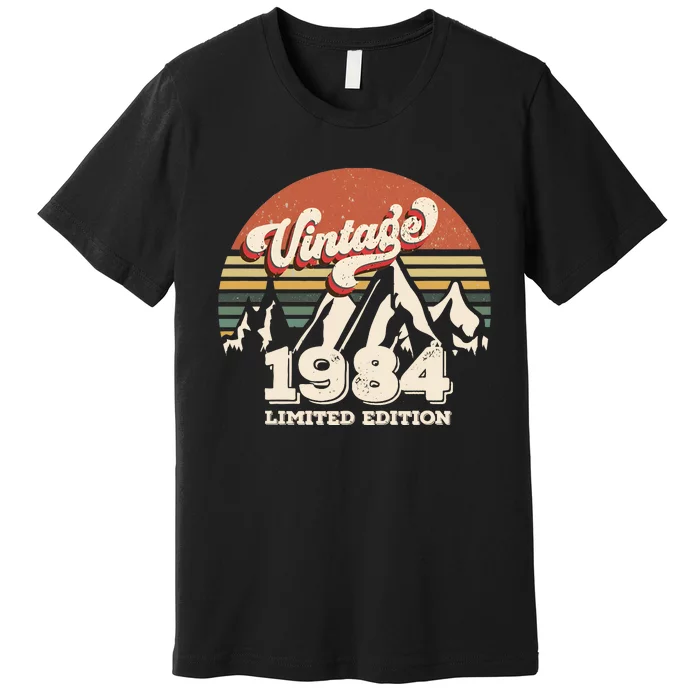 1984 Vintage Limited Edition 40th Birthday Premium T-Shirt