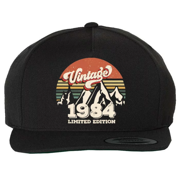 1984 Vintage Limited Edition 40th Birthday Wool Snapback Cap