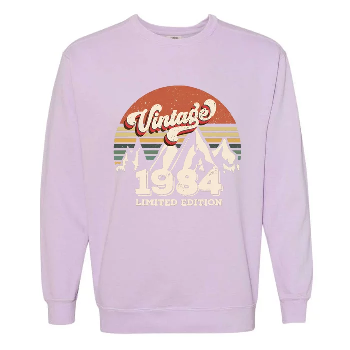 1984 Vintage Limited Edition 40th Birthday Garment-Dyed Sweatshirt