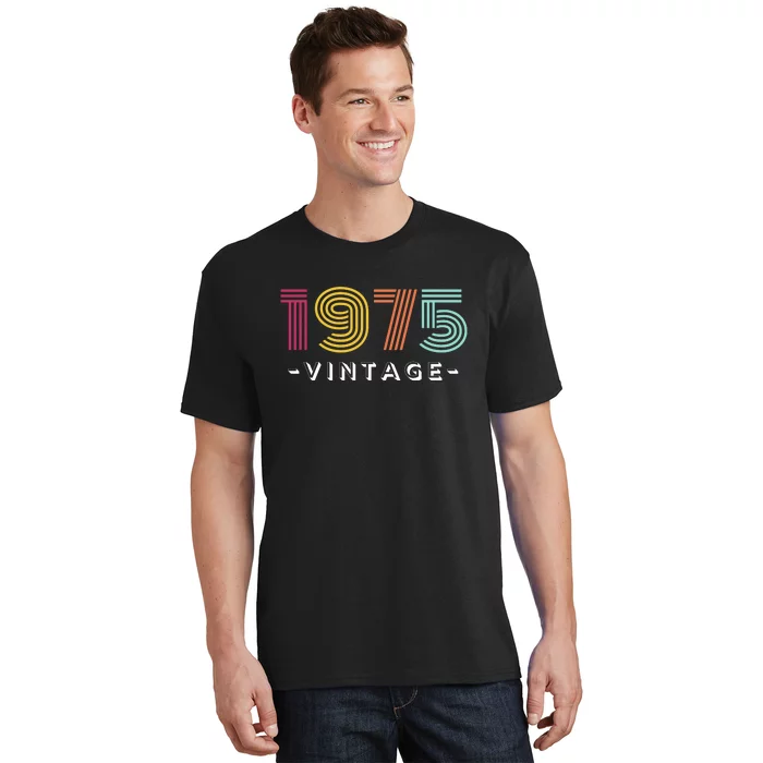 1975 Vintage Retro 48th Birthday Gift T-Shirt