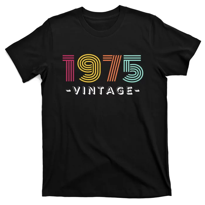 1975 Vintage Retro 48th Birthday Gift T-Shirt