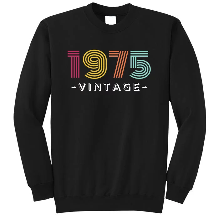 1975 Vintage Retro 48th Birthday Gift Tall Sweatshirt