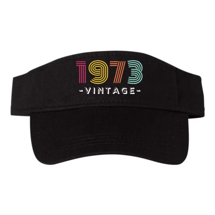 1973 Vintage Retro 50th 51st Birthday Gift Valucap Bio-Washed Visor