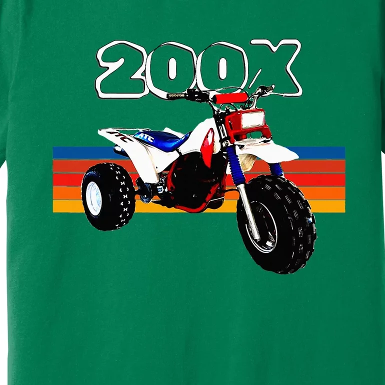 1985 Vintage Retro Three Wheeler Atv Atc 200x Premium T-Shirt