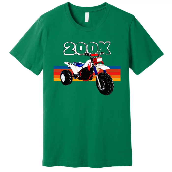 1985 Vintage Retro Three Wheeler Atv Atc 200x Premium T-Shirt