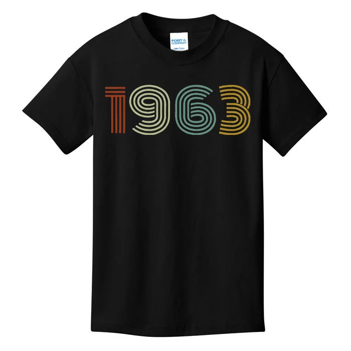 1963 Vintage Retro, 60th Birthday Gifts For And Women Kids T-Shirt