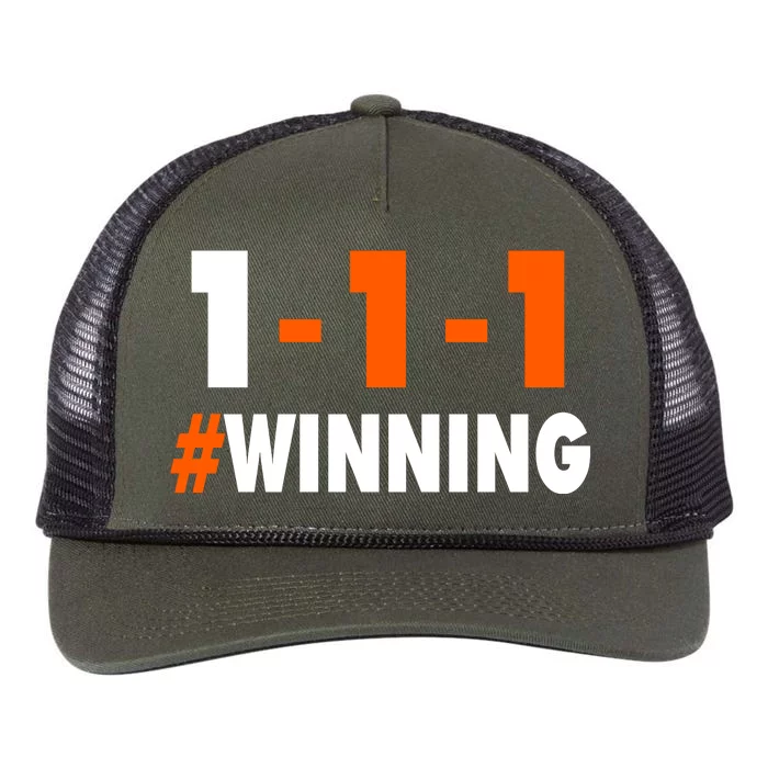 111 #Winning Cleveland Football Retro Rope Trucker Hat Cap