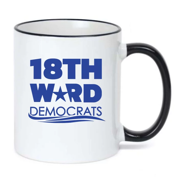 18th Ward Democrats Black Color Changing Mug