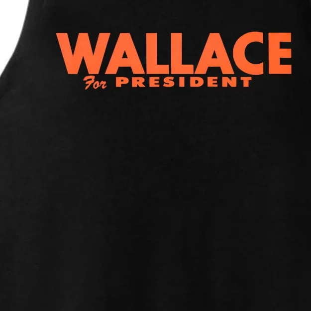 1968 Wallace For President Ladies Tri-Blend Wicking Tank