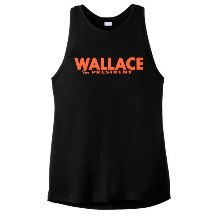 1968 Wallace For President Ladies Tri-Blend Wicking Tank