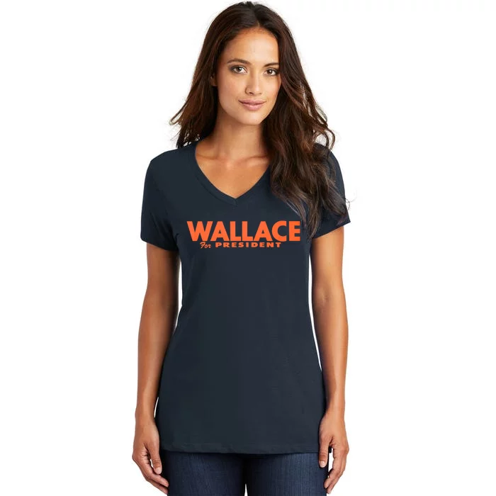 1968 Wallace For President Women's V-Neck T-Shirt