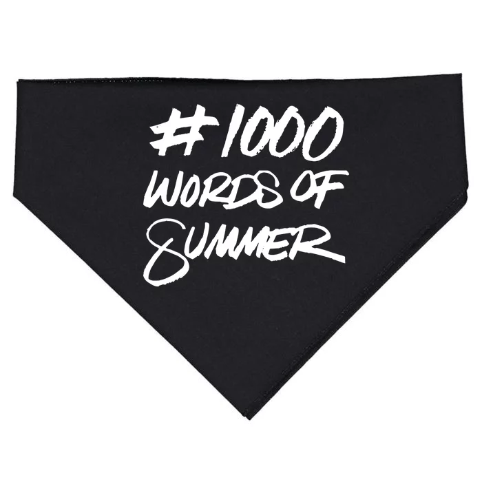 1000 Words Of Summer USA-Made Doggie Bandana