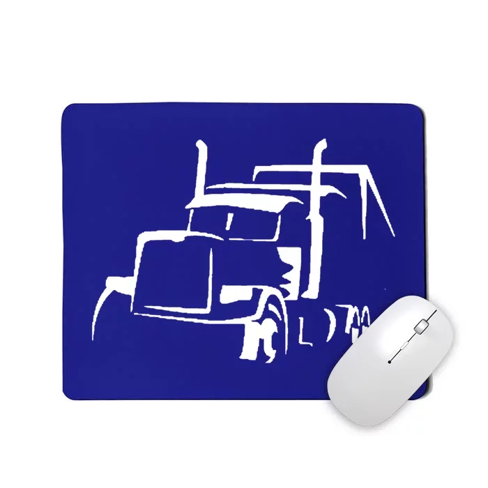 18 Wheeler Semi Truck Gift For Truck Drivers Who Loves Otr Mousepad