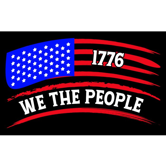 1776 We The People Art Bumper Sticker