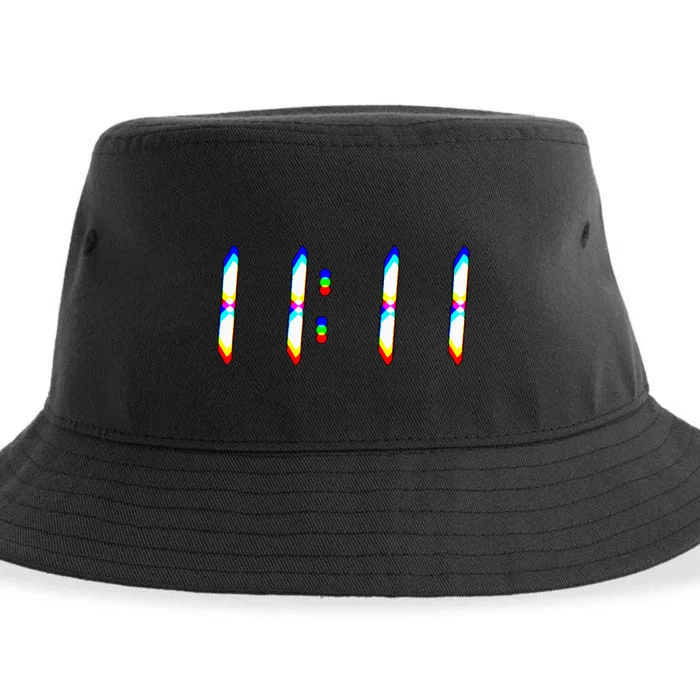 1111 Wake Up Its 11 11 Synchronicity Numerology Angel Sustainable Bucket Hat