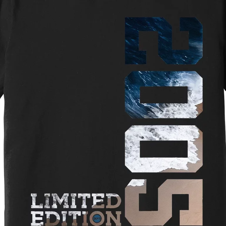 18 Years 18th Birthday Limited Edition 2005 Premium T-Shirt