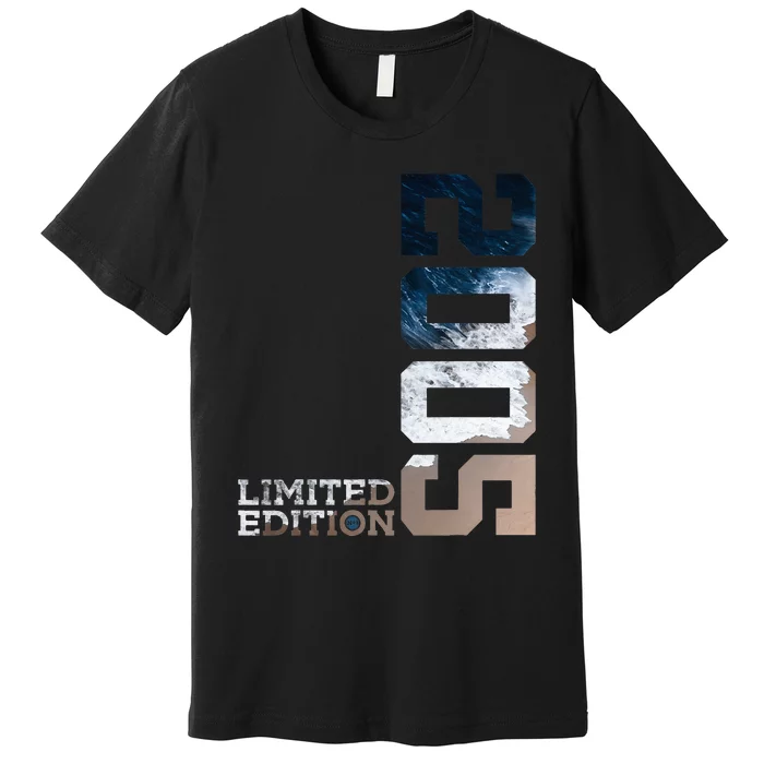 18 Years 18th Birthday Limited Edition 2005 Premium T-Shirt