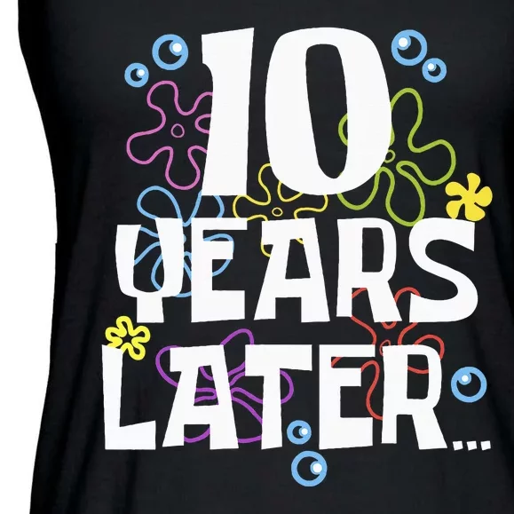 10 Years Later Ten 10 Year Old Birthday Ladies Essential Flowy Tank