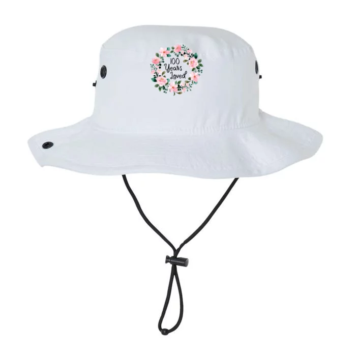 100 Years Loved Men Women 100 Years Old Cool 100th Birthday Gift Legacy Cool Fit Booney Bucket Hat