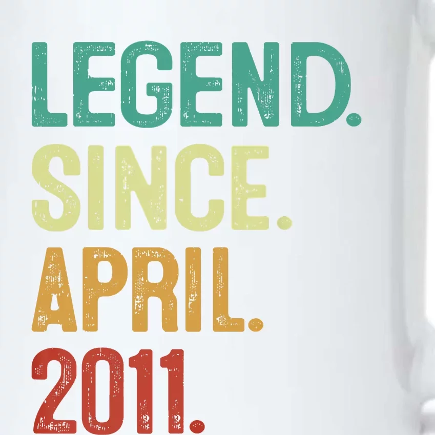 12 Years Old Legend Since April 2011 12th Birthday Black Color Changing Mug