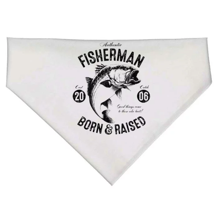 17 Year Old Fisherman Fishing 2006 17th Birthday Gift USA-Made Doggie Bandana