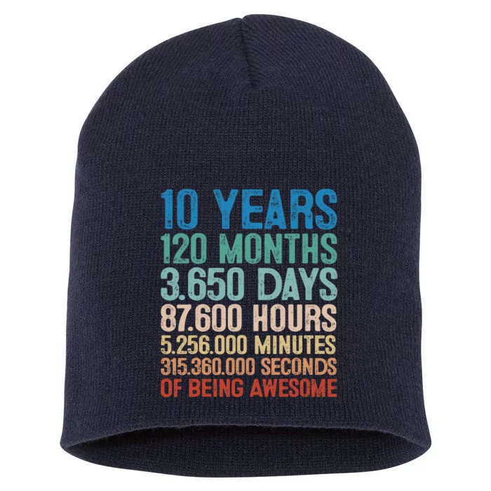 10 Year Old Gift Decorations 10th Bday Awesome 2013 Birthday Short Acrylic Beanie