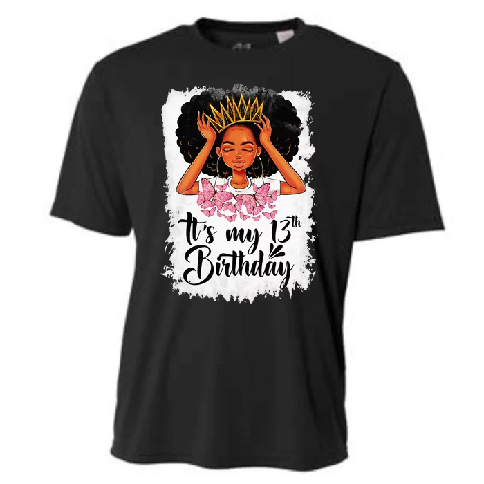 13 Year Old Gift Women Teenager Its My 13th Birthday Cooling Performance Crew T-Shirt