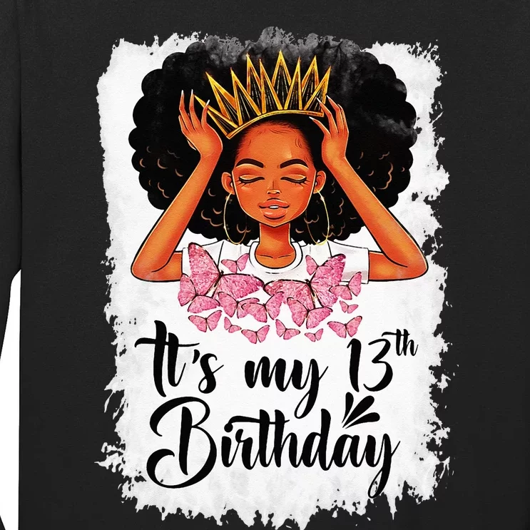 13 Year Old Gift Women Teenager Its My 13th Birthday Long Sleeve Shirt