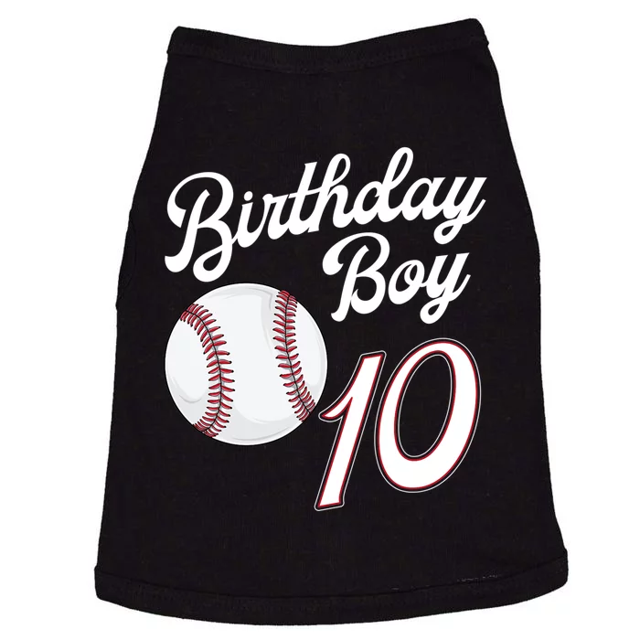 10 Years Old Baseball Themed 10th Birthday Party Sports Doggie Tank