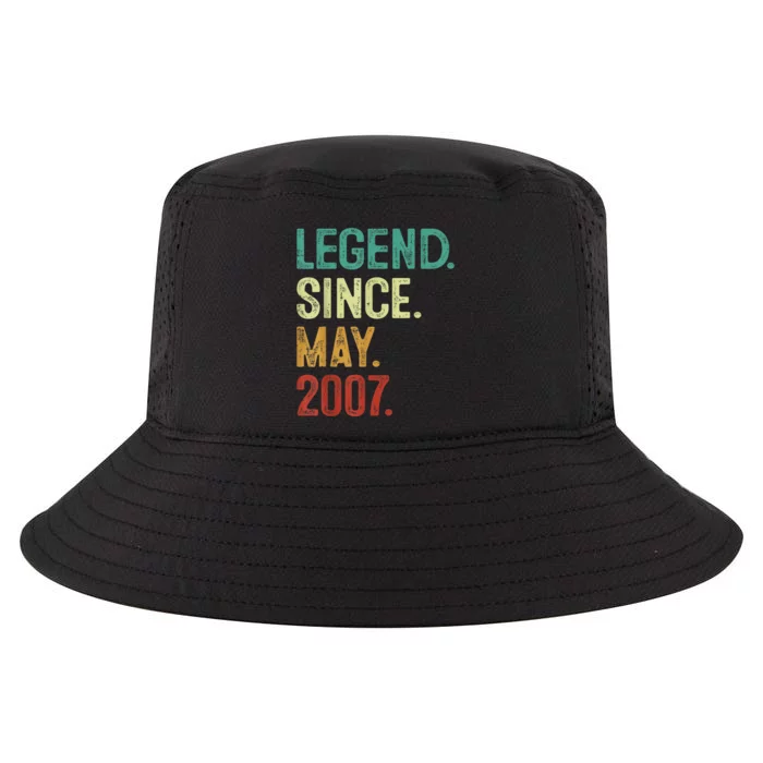 16 Years Old Legend Since May 2007 16th Birthday Cool Comfort Performance Bucket Hat