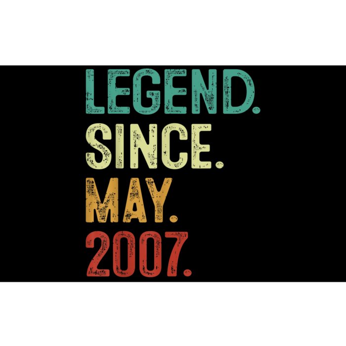 16 Years Old Legend Since May 2007 16th Birthday Bumper Sticker