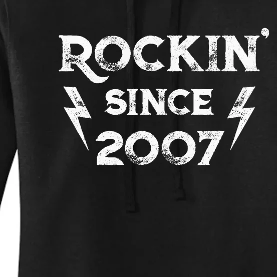 16 Year Old: Classic Rock 2007 16th Birthday Women's Pullover Hoodie