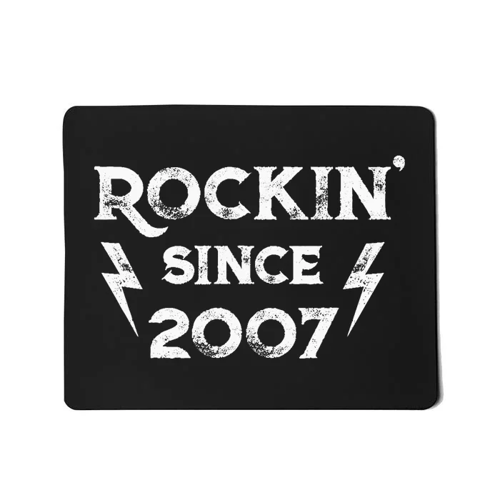 16 Year Old: Classic Rock 2007 16th Birthday Mousepad